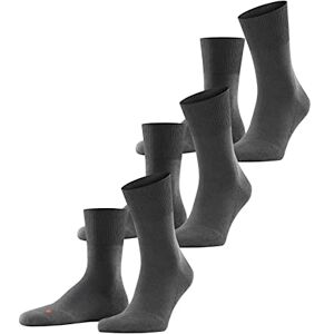 FALKE Uniseks-volwassene Sokken Run Multipack U So katoen eenkleurig 3 paar, Grijs Dark Grey 3970, 42-43 FALKE Uniseks-volwassene Sokken Run Multipack U So katoen eenkleurig 3 paar, Grijs Dark Grey 3970, 42-43