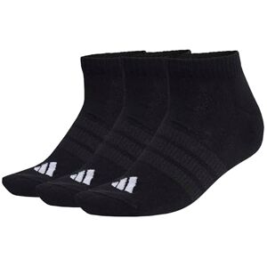 adidas Unisex adulto CUSHIONED ESSENTIALS LOW CUT SOCKS 3 PAIR PACK, black/black/white, 6-7 Years adidas Unisex adulto CUSHIONED ESSENTIALS LOW CUT SOCKS 3 PAIR PACK, black/black/white, 6-7 Years
