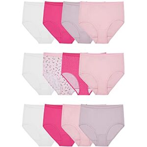 Fruit of the Loom Eversoft katoenen slip damesondergoed, labelvrij en ademend, verkrijgbaar in grote maten, Slip Katoen 12 Pack Wit/Roze/Nude, 5 Fruit of the Loom Eversoft katoenen slip damesondergoed, labelvrij en ademend, verkrijgbaar in grote maten, Slip Katoen 12 Pack Wit/Roze/Nude, 5