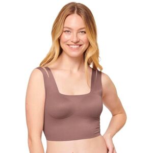 Sloggi Dames Zero Feel Flow Top Bustier, cacao, XS Sloggi Dames Zero Feel Flow Top Bustier, cacao, XS