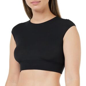 Sloggi Go Allround Crop Top Ondershirt voor dames, zwart, Eén maat Sloggi Go Allround Crop Top Ondershirt voor dames, zwart, Eén maat