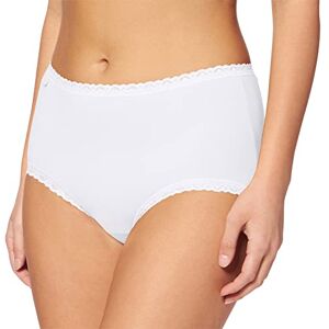 Sloggi 24/7 Cotton Lace Midi Slip voor dames, wit, 44 Sloggi 24/7 Cotton Lace Midi Slip voor dames, wit, 44