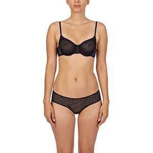 DKNY Moderne kanten ongevoerde Demi-beha voor dames, Zwart, 75D DKNY Moderne kanten ongevoerde Demi-beha voor dames, Zwart, 75D