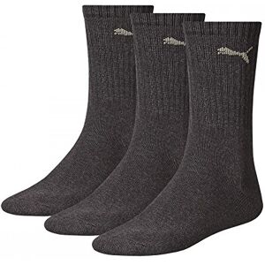 PUMA Unisex Sport 3p sokken, donkergrijs, 9-11 UK, Donkergrijs, 43-45 EU PUMA Unisex Sport 3p sokken, donkergrijs, 9-11 UK, Donkergrijs, 43-45 EU