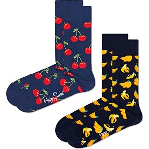 Happy Socks Kleurrijke en Leuke Sokken Socken 2-Pack Classic Cherry Socks Maat 36-40 Happy Socks Kleurrijke en Leuke Sokken Socken 2-Pack Classic Cherry Socks Maat 36-40