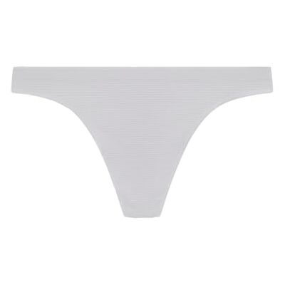 women'secret Dames tanga naadloze glanzende collectie slip, wit, L women'secret Dames tanga naadloze glanzende collectie slip, wit, L