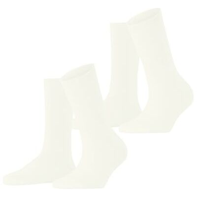 ESPRIT Dames Sokken Cloud Multipack W So katoen eenkleurig 2 paar, Wit Off-White 2040, 39-42 ESPRIT Dames Sokken Cloud Multipack W So katoen eenkleurig 2 paar, Wit Off-White 2040, 39-42