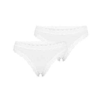 Nur Die Lace String 2-pack onzichtbare naadloze tanga's met kant, onzichtbaar en naadloos, zachte, lichte microvezel damesstrings Nur Die Lace String 2-pack onzichtbare naadloze tanga's met kant, onzichtbaar en naadloos, zachte, lichte microvezel damesstrings