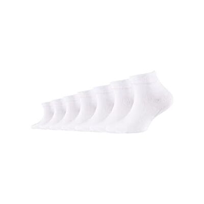 Camano Korte sokken (7 stuks) voor kinderen, Wit (wit 0001), 35-38 Camano Korte sokken (7 stuks) voor kinderen, Wit (wit 0001), 35-38