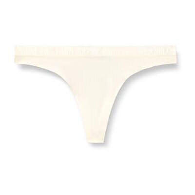 Giorgio Armani Microfiber 2-Pack String Slipje voor dames, Wit, S, Wit, S Giorgio Armani Microfiber 2-Pack String Slipje voor dames, Wit, S, Wit, S