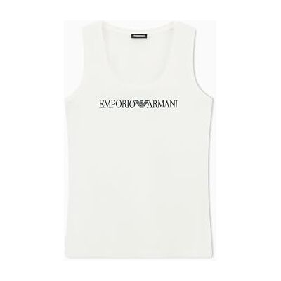 Giorgio Armani Dames dagelijks katoenen ondergoed tank wit L, Wit, L Giorgio Armani Dames dagelijks katoenen ondergoed tank wit L, Wit, L