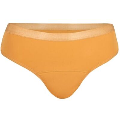 Athena Liniaal, tanga, menstruatieslip voor dames, Gouden huid, S Athena Liniaal, tanga, menstruatieslip voor dames, Gouden huid, S