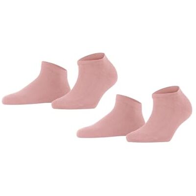 FALKE dames Happy 2-Pack sneakersokken admend katoen verstevigde damessneakersokken een allrounder kort duurzaam slijtvast huidvriendelijk effen multipack 2 paar FALKE dames Happy 2-Pack sneakersokken admend katoen verstevigde damessneakersokken een allrounder kort duurzaam slijtvast huidvriendelijk effen multipack 2 paar
