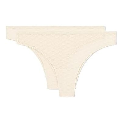 Giorgio Armani Halve slip voor dames, Wit, XL Giorgio Armani Halve slip voor dames, Wit, XL