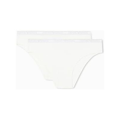 Giorgio Armani Dames Essential Studs 2-Pack Brief, Wit, XS, Wit, XS Giorgio Armani Dames Essential Studs 2-Pack Brief, Wit, XS, Wit, XS