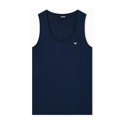 Giorgio Armani Dames Essential Studs Ondergoed Tank Blauw L, Blauw, L Giorgio Armani Dames Essential Studs Ondergoed Tank Blauw L, Blauw, L