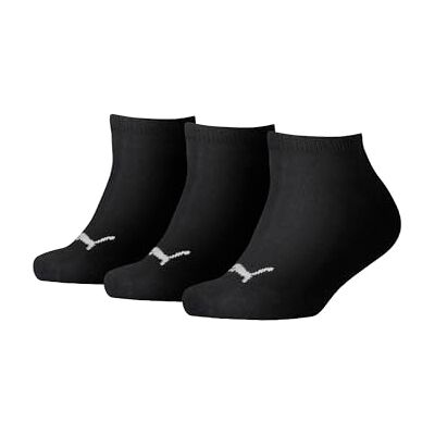PUMA Sneakersokken (verpakking van 3 stuks), uniseks, Zwart, 39-42 PUMA Sneakersokken (verpakking van 3 stuks), uniseks, Zwart, 39-42
