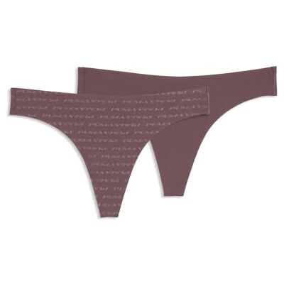PUMA Women Embossed Logo Strings 2p dames string slipjes PUMA Women Embossed Logo Strings 2p dames string slipjes