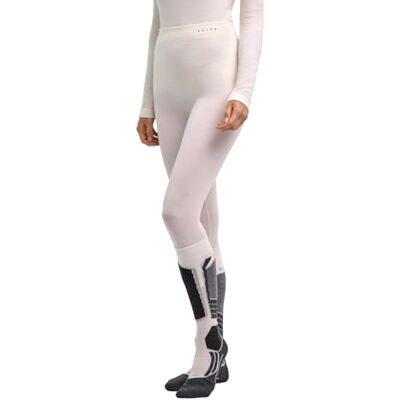 FALKE Dames Broek van onderlaag Wool-Tech Protective 3/4 W Ti wol functioneel materiaal sneldrogend 1 stuk, Wit Off-White 2040, M FALKE Dames Broek van onderlaag Wool-Tech Protective 3/4 W Ti wol functioneel materiaal sneldrogend 1 stuk, Wit Off-White 2040, M