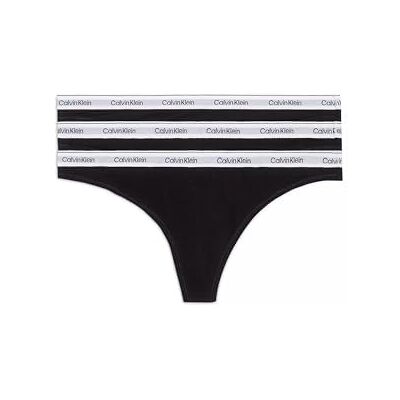 Calvin Damesstring, verpakking van 3 stuks, string ondergoed, zwart (Black/Black/Black), S Calvin Damesstring, verpakking van 3 stuks, string ondergoed, zwart (Black/Black/Black), S