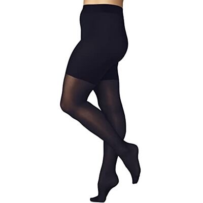 FALKE Dames Panty Beauty Plus 50 DEN W Ti halfdoorzichtig eenkleurig 1 paar, Blauw Marine 6179, A SHORT FALKE Dames Panty Beauty Plus 50 DEN W Ti halfdoorzichtig eenkleurig 1 paar, Blauw Marine 6179, A SHORT