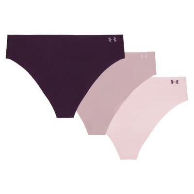 UNDER ARMOUR Women's Underwear Pure Stretch No Show Thong Pant, 3 Pack Solid dames Thong Panties (3-Pack) UNDER ARMOUR Women's Underwear Pure Stretch No Show Thong Pant, 3 Pack Solid dames Thong Panties (3-Pack)