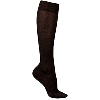 FALKE Dames Kniekousen No. 3 W Kh wol zijde lang eenkleurig 1 paar, Grijs Anthracite Melange 3089, 37-38 FALKE Dames Kniekousen No. 3 W Kh wol zijde lang eenkleurig 1 paar, Grijs Anthracite Melange 3089, 37-38
