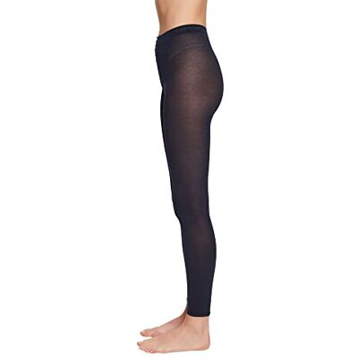 ESPRIT Dames Legging Cotton W Le katoen eenkleurig 1 paar, Blauw Marine 6120, 38-40 ESPRIT Dames Legging Cotton W Le katoen eenkleurig 1 paar, Blauw Marine 6120, 38-40