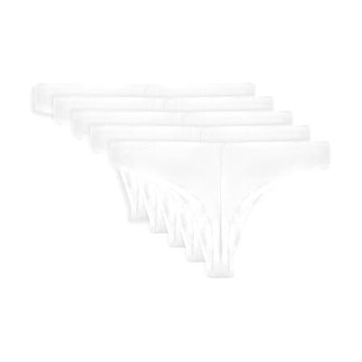 Koton Basic Braziliaans katoenen slipje voor dames, Wit(000), M Koton Basic Braziliaans katoenen slipje voor dames, Wit(000), M