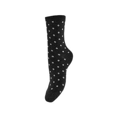 PIECES dames sokken 1-pack Dots Vrolijke en leuke dames sokken met stippel print Kleur: Zwart, Maat: Onesize Zwart PIECES dames sokken 1-pack Dots Vrolijke en leuke dames sokken met stippel print Kleur: Zwart, Maat: Onesize Zwart