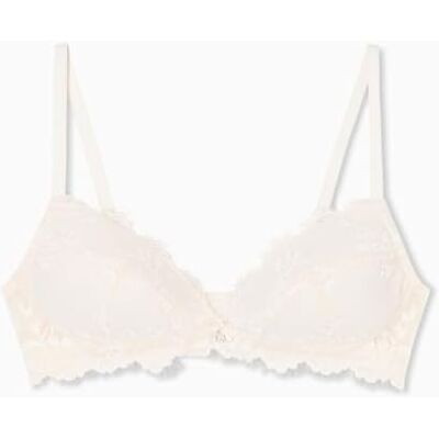 Giorgio Armani Woman's Eternal LACE gewatteerde driehoekige beha wit XL, Wit, XL Giorgio Armani Woman's Eternal LACE gewatteerde driehoekige beha wit XL, Wit, XL