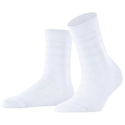 FALKE Dames Sokken Madras W So katoen gedessineerd 1 paar, Wit White 2000 Madras, 35-38 FALKE Dames Sokken Madras W So katoen gedessineerd 1 paar, Wit White 2000 Madras, 35-38