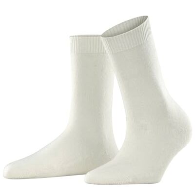 FALKE Dames Sokken Cosy Wool W So wol eenkleurig 1 paar, Wit Off-White 2040, 35-38 FALKE Dames Sokken Cosy Wool W So wol eenkleurig 1 paar, Wit Off-White 2040, 35-38