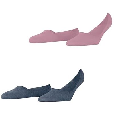 Burlington Dames Liner sokken Everyday Multipack W In katoen onzichtbaar eenkleurig 2 paar, Roze Powder Pink 8493, 41-42 Burlington Dames Liner sokken Everyday Multipack W In katoen onzichtbaar eenkleurig 2 paar, Roze Powder Pink 8493, 41-42