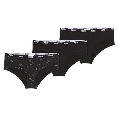 PUMA Hipster voor dames (set van 3) S, Black Combo PUMA Hipster voor dames (set van 3) S, Black Combo