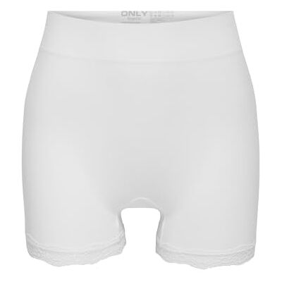 ONLY Dames Onlvicky Lace Mini Shorts Acc, Bright White, m, wit (bright white), M ONLY Dames Onlvicky Lace Mini Shorts Acc, Bright White, m, wit (bright white), M