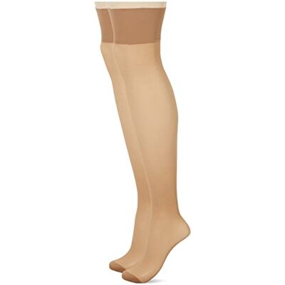 Charnos Dames 24/7 15 Denier Kousen 2 Paar Pack, Goud (Sharige 734), M Charnos Dames 24/7 15 Denier Kousen 2 Paar Pack, Goud (Sharige 734), M