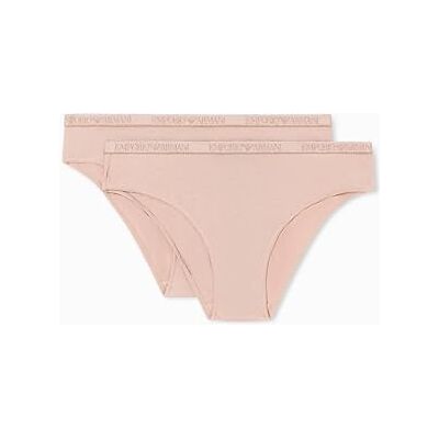 Giorgio Armani Dames Essential Studs 2-Pack Brief, Roze, L, roze, L Giorgio Armani Dames Essential Studs 2-Pack Brief, Roze, L, roze, L