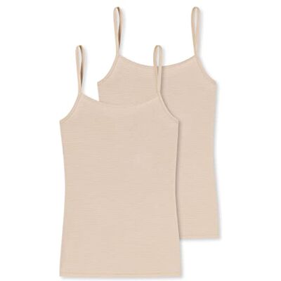 Schiesser Damen 2 PACK Spaghettitop Unterhemd Modal Essentials Schiesser Damen 2 PACK Spaghettitop Unterhemd Modal Essentials
