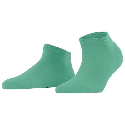 FALKE Dames Korte sokken Family W Sn katoen kort eenkleurig 1 paar, Turkoois Ocean Green 7506, 35-38 FALKE Dames Korte sokken Family W Sn katoen kort eenkleurig 1 paar, Turkoois Ocean Green 7506, 35-38