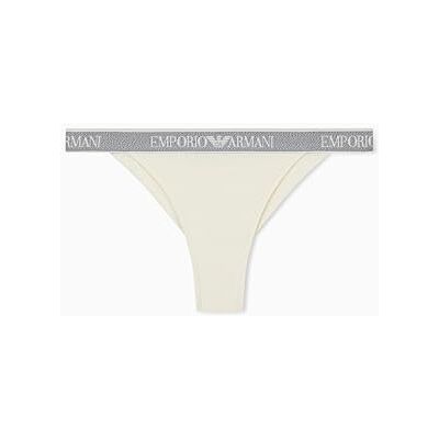 Giorgio Armani Dames logoband T-Braziliaanse halve slip, wit, S, Wit, S Giorgio Armani Dames logoband T-Braziliaanse halve slip, wit, S, Wit, S