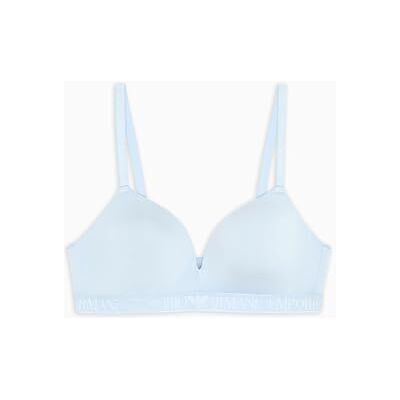 Giorgio Armani Gewatteerde driehoekige beha voor dames, Lichtblauw, S Giorgio Armani Gewatteerde driehoekige beha voor dames, Lichtblauw, S