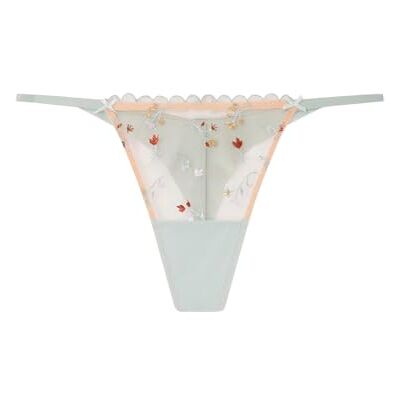 women'secret Geborduurde string voor dames, Meerkleurig, L women'secret Geborduurde string voor dames, Meerkleurig, L