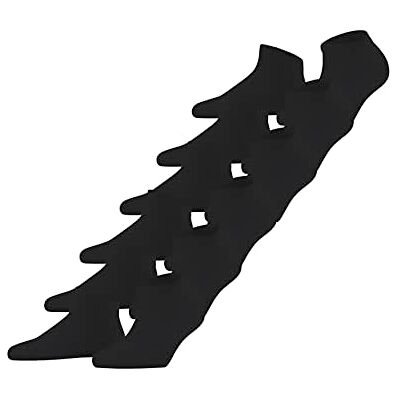 FALKE dames Happy 6-Pack sneakersokken admend katoen verstevigde damessneakersokken een allrounder kort duurzaam slijtvast huidvriendelijk effen multipack 6 paar FALKE dames Happy 6-Pack sneakersokken admend katoen verstevigde damessneakersokken een allrounder kort duurzaam slijtvast huidvriendelijk effen multipack 6 paar