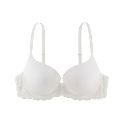 DORINA Claire Super push-up beha voor dames, voor dagelijks gebruik, ondoorzichtig, Gebroken wit (Ivoor), 70A DORINA Claire Super push-up beha voor dames, voor dagelijks gebruik, ondoorzichtig, Gebroken wit (Ivoor), 70A