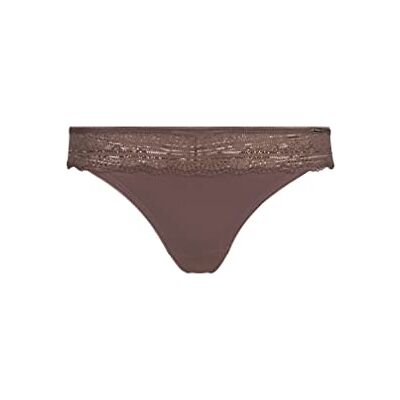 HUBER Dames dicht micro-lace G-string, peppercorn, standaard HUBER Dames dicht micro-lace G-string, peppercorn, standaard