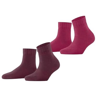 ESPRIT Dames Sokken Plush W Sso katoen eenkleurig 2 paar, Rood Shadow Red Pink Berry 0030, 39-42 ESPRIT Dames Sokken Plush W Sso katoen eenkleurig 2 paar, Rood Shadow Red Pink Berry 0030, 39-42