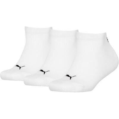 PUMA 3-delige sportsokken, Wit Nieuw, 27-30 PUMA 3-delige sportsokken, Wit Nieuw, 27-30