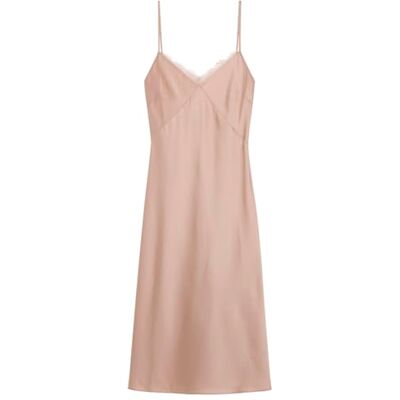 women'secret Kort nachthemd van groen kant voor dames, Roestbruin, XL women'secret Kort nachthemd van groen kant voor dames, Roestbruin, XL