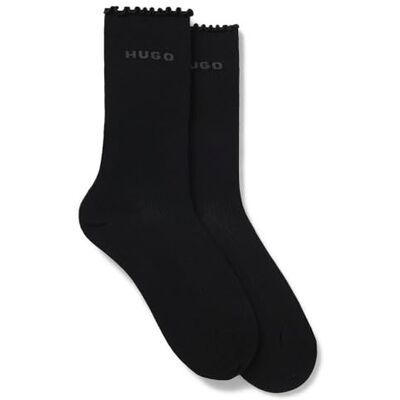 HUGO Regular Socks voor dames, zwart, 39-42 EU HUGO Regular Socks voor dames, zwart, 39-42 EU